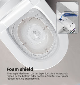 Haut <span class=keywords><strong>de</strong></span> gamme automatique en céramique monté au sol à bas prix Cupc Etl certifié <span class=keywords><strong>toilette</strong></span> intelligente intelligente avec télécommande à faible <span class=keywords><strong>bruit</strong></span> - Product Image 2