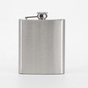 Thép không gỉ nhôm Hip <span class=keywords><strong>Flask</strong></span> để lưu trữ Whisky Brandy 1-18 oz Bạc - Product Image 1