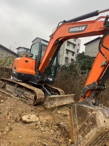 Prix d'usine – Mini-excavatrice Doosan DX60-9c d'occasion de 6 tonnes, haute qualité, modèles DH55, DH60-7, DH70, DH80, DH150 – Excavatrices d'occasion en Chine - Product Image 2