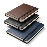 Libreta A5 de Cuero PU Personalizada al por Mayor, con Cubierta de Tela, Banda Elástica, Regalo Ejecutivo para Oficina