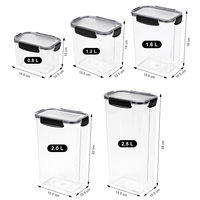 Boîte de rangement des aliments pour bébés, transparente, en Silicone, sans Bpa, étanche, pour conserver les céréales, les aliments pour bébés secs, récipients pour la conservation