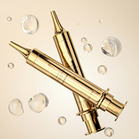 10ml jetable Double paroi or Airless seringue emballage pour sérum en plastique distribution crème pour les yeux stylo cosmétique compte-gouttes seringue