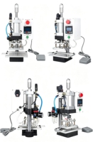 Machine de marquage à chaud pneumatique pour estampage, gaufrage et dorure de logos personnalisés sur PVC, cuir et bois