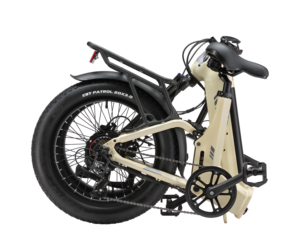 Vélo électrique pliable TTGO, pneus larges de 20 pouces, moteur arrière de 250 W, batterie au lithium 48 V 15 Ah, 7 vitesses, vélo électrique à cadre basse - Product Image 6