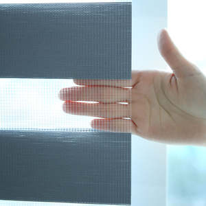 CHANGANE Skan Stores vénitiens zébrés coréens sur mesure, électriques, jour et nuit, occultants, double couche, avec télécommande, en tissu - Product Image 4