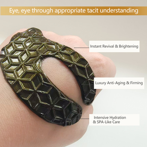 Masques pour les yeux en hydrogel au collagène de caviar noir, vente en gros d'usine de masques pour les yeux en gel, masques pour les yeux en gel hydratants et <span class=keywords><strong>anti</strong></span>-rides - Product Image 4