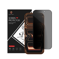 Protection d'écran en verre trempé OEM à confidentialité intégrale pour iPhone 17 Pro Max, 16, 15, 14, 13 – Accessoires de téléphone d'usine