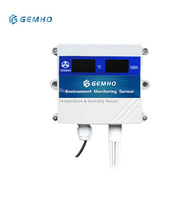 2025 nouvelle conception GEMHO capteur de température et d'humidité de l'air intérieur ou extérieur RS485/analogique/4G/NB-IoT/Ethernet RJ45