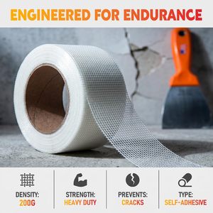 Fabricante de Cinta de Malla de Fibra de Vidrio OEM, Cinta Autoadhesiva para Juntas de Paneles de Yeso para Construcción, Reparación de Paredes y Acabados Interiores - Product Image 3