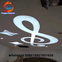Película de techo de pvc con impresión 3D para instalación en techo, decoración para el hogar