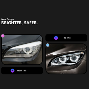 Nouvel ensemble de phares de qualité 12V 6000K 36W pour BMW Série 7 F01 F02 2009-2015 – Amélioration et rétrofit des feux avant (phares de route/croisement) – Installation facile - Product Image 4