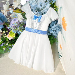 AL-R0854 robe de performance professionnelle jupe longue pour adultes et enfants Tutu de ballet élégant fabriqué en Espagne - Product Image 4