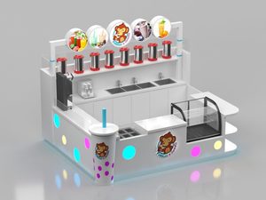 Chiosco Alimentare Perfetto per Centro Commerciale / Chiosco Bubble Tea / Design Bar Succhi in Vendita <span class=keywords><strong>Moko</strong></span> - Product Image 4