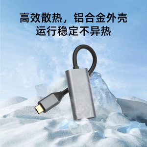 <b>Usb</b> <b>C</b> To Hdmi <b>Adapter</b> 4K60Hz Aluminum Alloy For Laptop <b>Plug</b> In Connector - Product Image 3