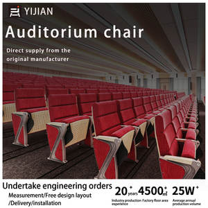 Silla plegable de tela ecológica moderna con tablero de escritura para auditorios, teatros, escuelas, hoteles, hospitales - Product Image 6