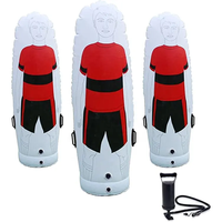 Mur de frappe libre gonflable en PVC pour entraînement de football, blanc, 170*43cm, utilisation en extérieur, vente chaude