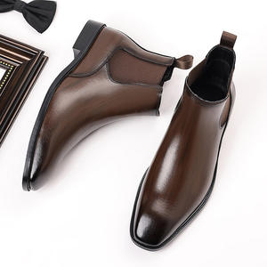 15515 Zapatos de Hombre Transpirables de Verano, Botines Casuales Chelsea de Color Sólido, Tallas Grandes - Product Image 3