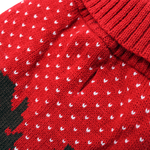 <span class=keywords><strong>Pull</strong></span> en tricot pour <span class=keywords><strong>chien</strong></span> motif renne de Noël rouge, vêtements d'hiver thermiques confortables pour petits et moyens chiens, idéal pour les fêtes et les jours froids - Product Image 4