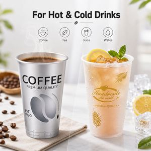 Vaso Desechable de Plástico PP para Bebidas, 90mm, Apilable, Personalizable, Antiderrames, para Picnic en la Playa - Product Image 3