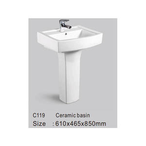 Bassin sur pied en céramique haute température moderne de l'usine Chaozhou <span class=keywords><strong>Petit</strong></span> lavabo domestique au sol - Product Image 6