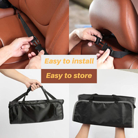 Organisateur de siège multi-poches imperméable, sac de rangement de haute qualité avec sangle à boucle amovible pour voiture, camion, chaise de bureau