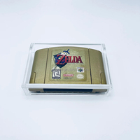 Boîte de protection pour jeux N64, acrylique, Nintendo 64, rangement pour cartouches, plateau pour jeux vidéo, boîte de collection