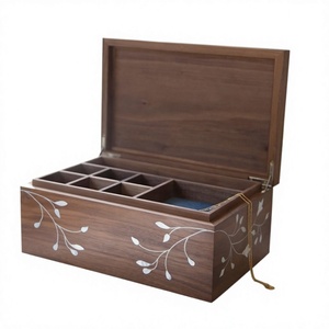 Elegant Durable Foldable Wooden <b>Tea</b> Bag Display & Storage <b>Box</b> for Hotels and Restaurants Multifunction Countertop Organizer - Product Image 4