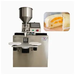 Automatische Geburtstags torte Icing Zuckerguss Maschine Party Kuchen Dekoration Maschine für den Laden Verwenden Sie Kuchen Spreading Coating Machine