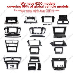 9 pouces tableau de bord Fascia panneau Installation plaque d'habillage UV noir voiture DVD cadre en plastique pour 2015-2018 CHERY COWIN E3 ARRIZO3 C3 <span class=keywords><strong>C3r</strong></span> - Product Image 6