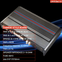 SQ RMS 150W 4 canaux voiture Subwoofer haut-parleurs amplificateur Peak 5000W Fullrange voiture amplificateur classe AB
