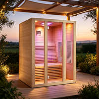 Cabine de sauna de style nordique de luxe, conception personnalisée pour les projets de spa à domicile, de centres de villégiature et d'hôtels, fabricant de salles de sauna en bois haut de gamme