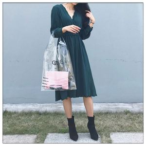 Bolso de Mano Transparente de PVC, Bolso de Compras, Bolso Casual de Moda, Bolso de Playa Unisex para Mujer - Product Image 5