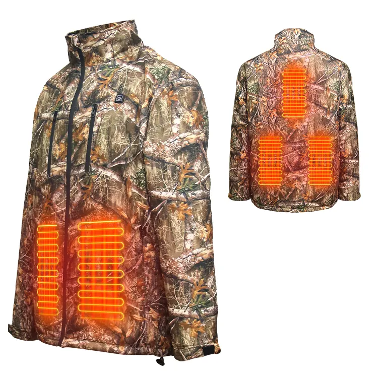 Camouflage beheizte Jacke 5V Batterie Power beheizte Jacke für Herren 5 Jagd elektrische Jacke für den Sport