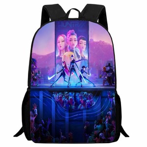 Tas Ransel Trendy K-hunting Girl Group, Ringan, Bernapas, untuk Anak Laki-laki dan Perempuan, Kembali ke Sekolah, Cetak Anime Lucu, Tas Sekolah Siswa - Product Image 4
