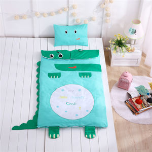 Funda de Edredón Infantil Anti-Patadas, 100% Algodón y Poliéster, Antibacteriana, Portátil, Cálida para Todas las Estaciones, Diseño Animal, 200 Hilos, Estilo Americano - Product Image 2