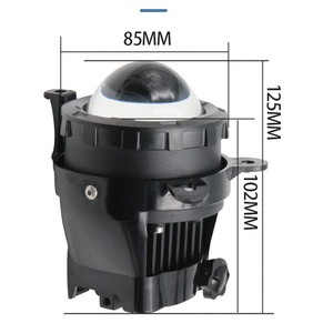 J1เลนส์ไฟตัดหมอก LED 3.0นิ้ว6000K 55W 12V สำหรับ Toyota Camry Corolla altis retrofit อัพเกรด - Product Image 1