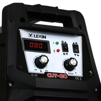 LEVIN HFCUT-80 80A Découpeur Plasma à Inverseur IGBT avec Arc Pilote pour la Découpe de Métaux, Acier Inoxydable et Aluminium