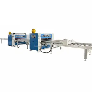mdf acrylic lamination machine MDF paper sticking machine high gloss pur hot melt glue roller lamination line