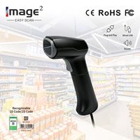 Escáner de Códigos de Barras 1D/2D USB de Alta Velocidad HC-781 en Stock para Supermercados, Cajas Registradoras y Entrega Express