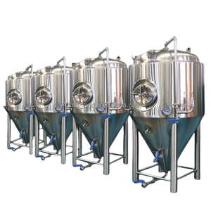 Serbatoio di Fermentazione Conico in Acciaio Inox da 100L, 500L, 1000L, 2000L per Microbirrifici e Attrezzature Commerciali per la Produzione di Birra - Product Image 1
