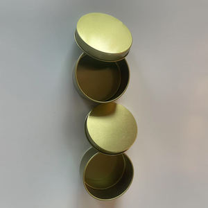 Barattoli per Candele in Latta Lucida da 8oz con Coperchio in Due Pezzi, Disponibili in Nero, Bianco e Oro, per Adesivi, Conservazione Candele e Piccoli Ornamenti - Product Image 4