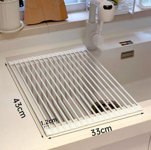 <span class=keywords><strong>Escurridor</strong></span> <span class=keywords><strong>de</strong></span> <span class=keywords><strong>Platos</strong></span> <span class=keywords><strong>Plegable</strong></span> <span class=keywords><strong>de</strong></span> <span class=keywords><strong>Silicona</strong></span> Tipo Soporte, Cubre Fregadero, Organizador Multiusos para Fregadero <span class=keywords><strong>de</strong></span> Cocina, <span class=keywords><strong>Escurridor</strong></span> Ecológico - Product Image 6