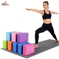 Bloc de yoga antidérapant en EVA pour les entraînements à domicile ou en extérieur, yoga, pilates, équilibre et entraînement du tronc