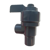 Vanne d'angle en PVC plastique de haute qualité ATA Factory en promotion, mini-vanne de retenue en plastique, vanne d'angle pour toilettes
