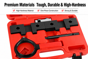 Kit d'outils de <span class=keywords><strong>calage</strong></span> moteur professionnel 3 pièces avec étui rigide pour BMW M42/M50/<span class=keywords><strong>M52</strong></span>, outils automobiles pour blocage d'arbre à cames VANOS simple et goupille TDC - Product Image 5
