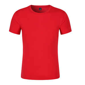 T- Shirt da uomo a manica corta con scollo a R modello solido cotone/maglia in fibra di bambù comoda T- Shirt - Product Image 3