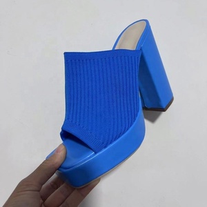 Sandali con Tacco Alto in Gelatina Lavorati a Maglia Sexy da <span class=keywords><strong>Donna</strong></span> <span class=keywords><strong>per</strong></span> Feste e Club Estivi 2026 - Product Image 5