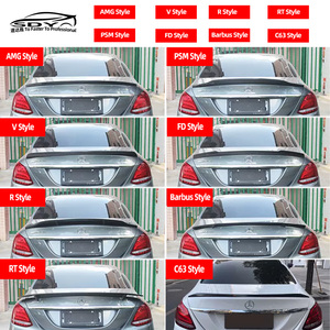 Aileron arrière en fibre de carbone style AMG PSM <span class=keywords><strong>R</strong></span> <span class=keywords><strong>V</strong></span> FD BB RT C63 pour Mercedes Benz A C E CLA CLASS - Product Image 2