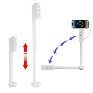Wholesale US EU UK Multi <strong>Plug</strong> Wall Charger Power Socket <strong>Extender</strong> with 180 Degree Rotation for Easy Access Wall <strong>Extender</strong> Stick - Product Image 2