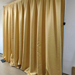 Modern Solid Color Satin Curtain <b>Panel</b> Blackout Full Light Shading Pencil Pleat <b>Window</b> Treatment - Product Image 3